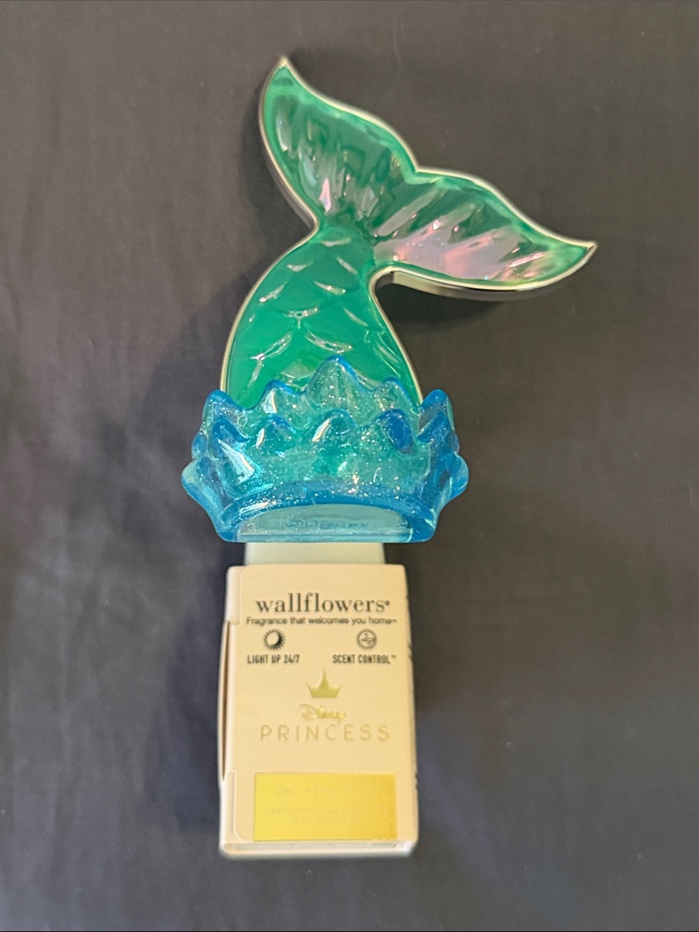Wallflowers Plug-In Fragrance Nightlight Topper - Teal Mermaid Tail